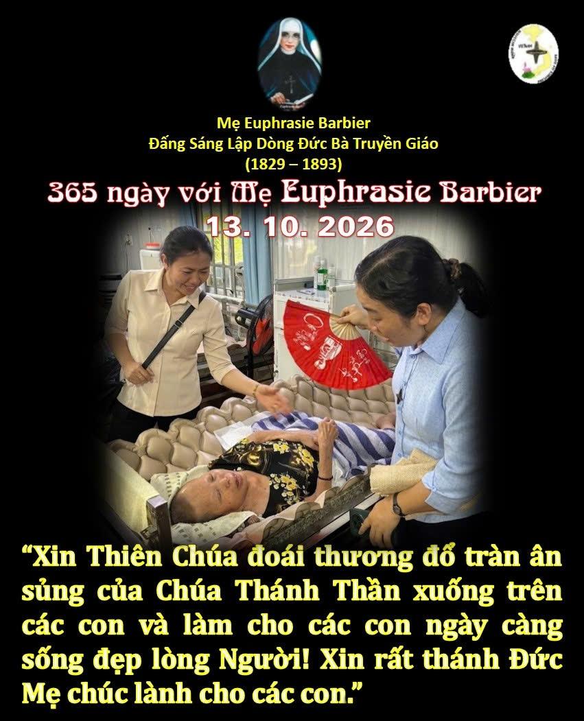 LỜI MẸ LẬP DÒNG ĐỨC BÀ TRUYỀN GIÁO 13-10