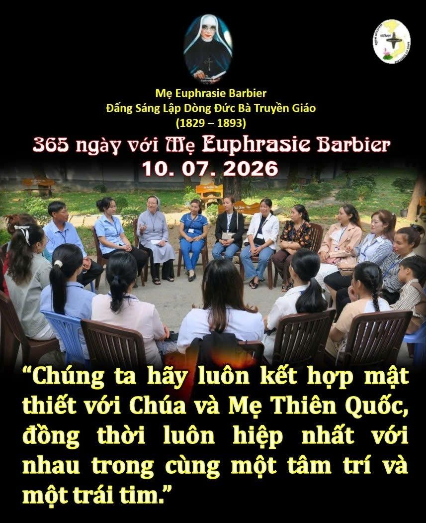 LỜI MẸ LẬP DÒNG ĐỨC BÀ TRUYỀN GIÁO 10-7