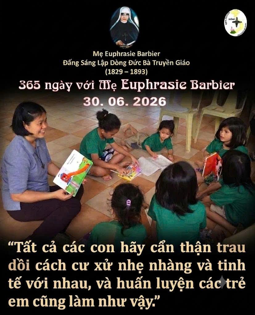 LỜI MẸ LẬP DÒNG ĐỨC BÀ TRUYỀN GIÁO 30-6