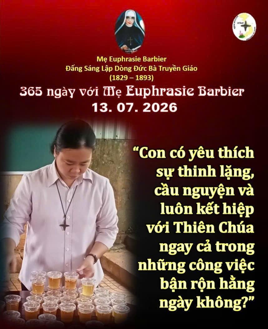LỜI MẸ LẬP DÒNG ĐỨC BÀ TRUYỀN GIÁO 13-7