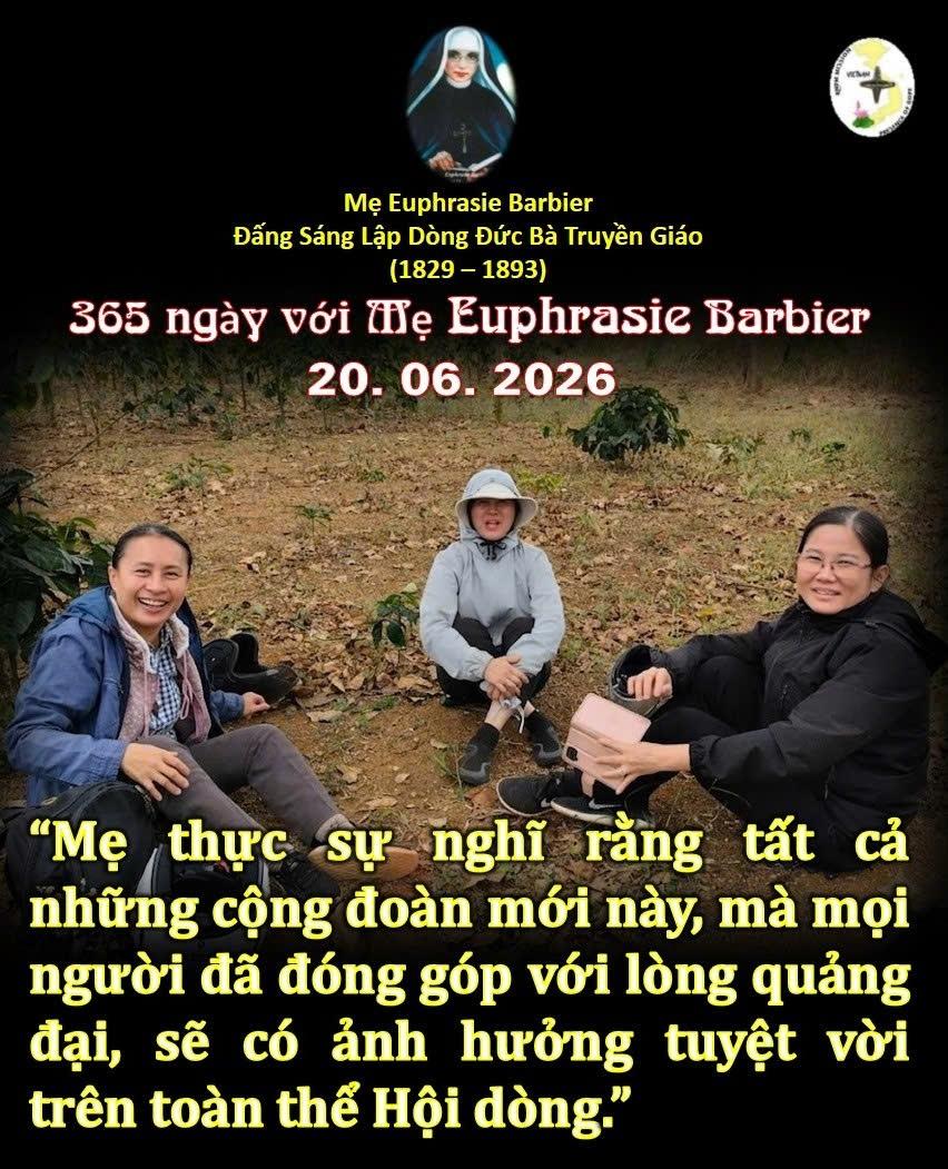LỜI MẸ LẬP DÒNG ĐỨC BÀ TRUYỀN GIÁO 20-06