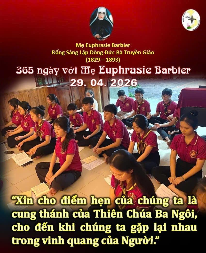 LỜI MẸ LẬP DÒNG ĐỨC BÀ TRUYỀN GIÁO 29-04