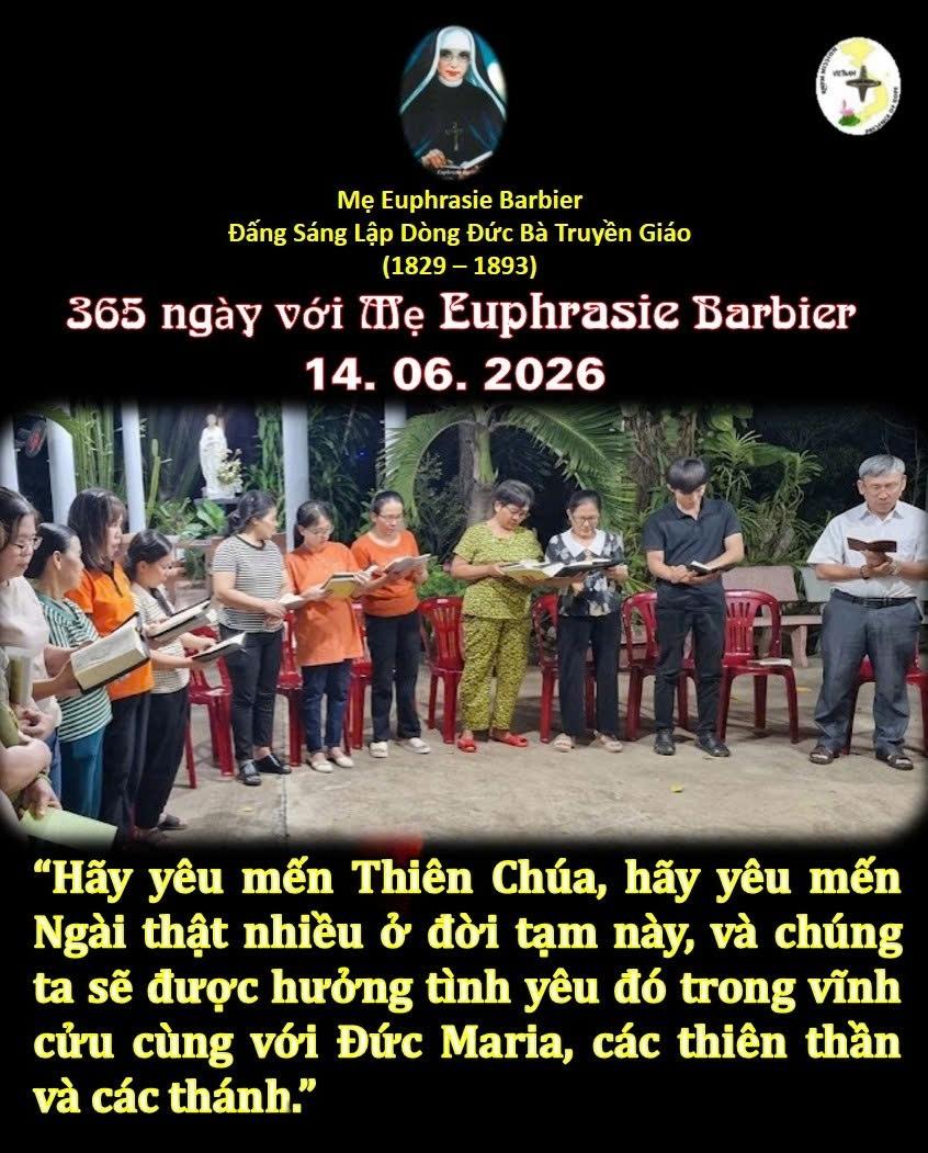 LỜI MẸ LẬP DÒNG ĐỨC BÀ TRUYỀN GIÁO 14-06