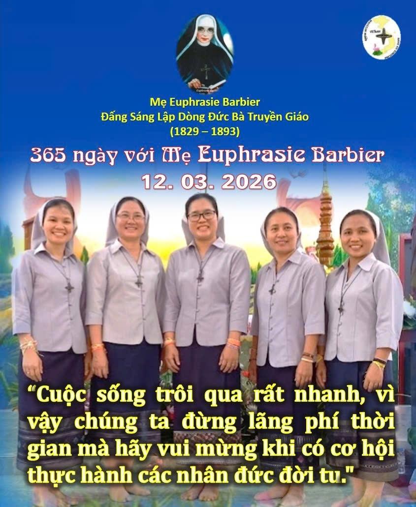 LỜI MẸ LẬP DÒNG ĐỨC BÀ TRUYỀN GIÁO 12-03