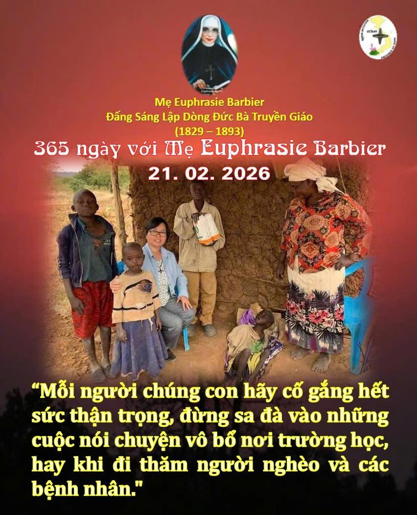 LỜI MẸ LẬP DÒNG ĐỨC BÀ TRUYỀN GIÁO 21 - 02