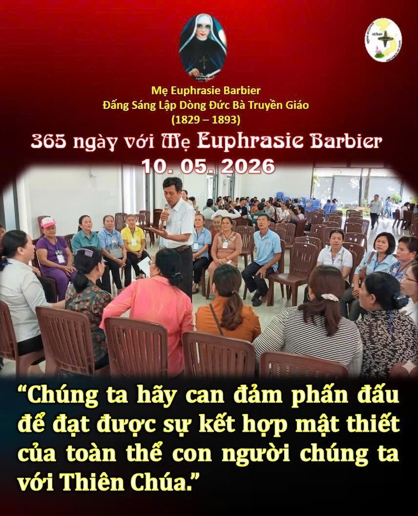 LỜI MẸ LẬP DÒNG ĐỨC BÀ TRUYỀN GIÁO 10-05