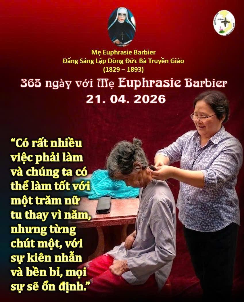 LỜI MẸ LẬP DÒNG ĐỨC BÀ TRUYỀN GIÁO 21-04