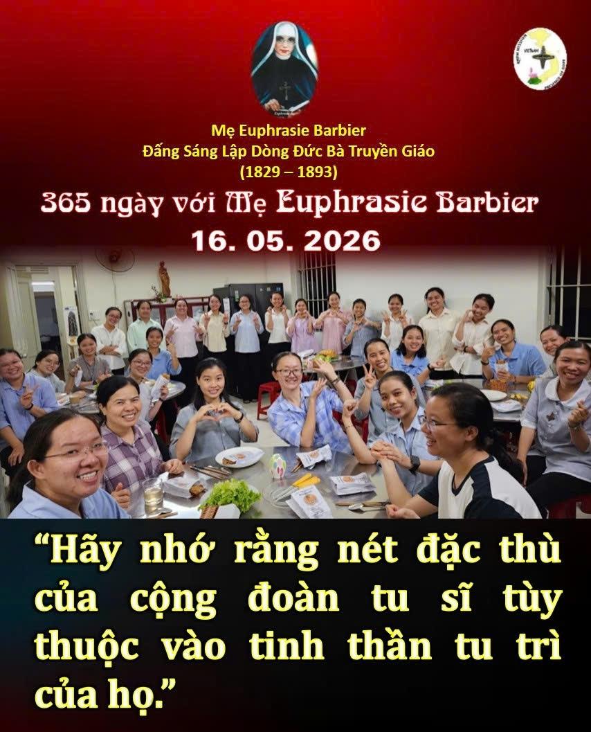 LỜI MẸ LẬP DÒNG ĐỨC BÀ TRUYỀN GIÁO 16-05
