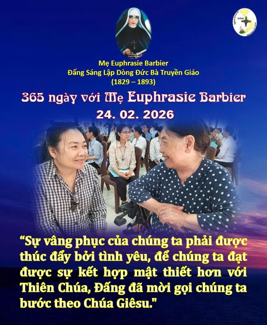 LỜI MẸ LẬP DÒNG ĐỨC BÀ TRUYỀN GIÁO 24 - 02