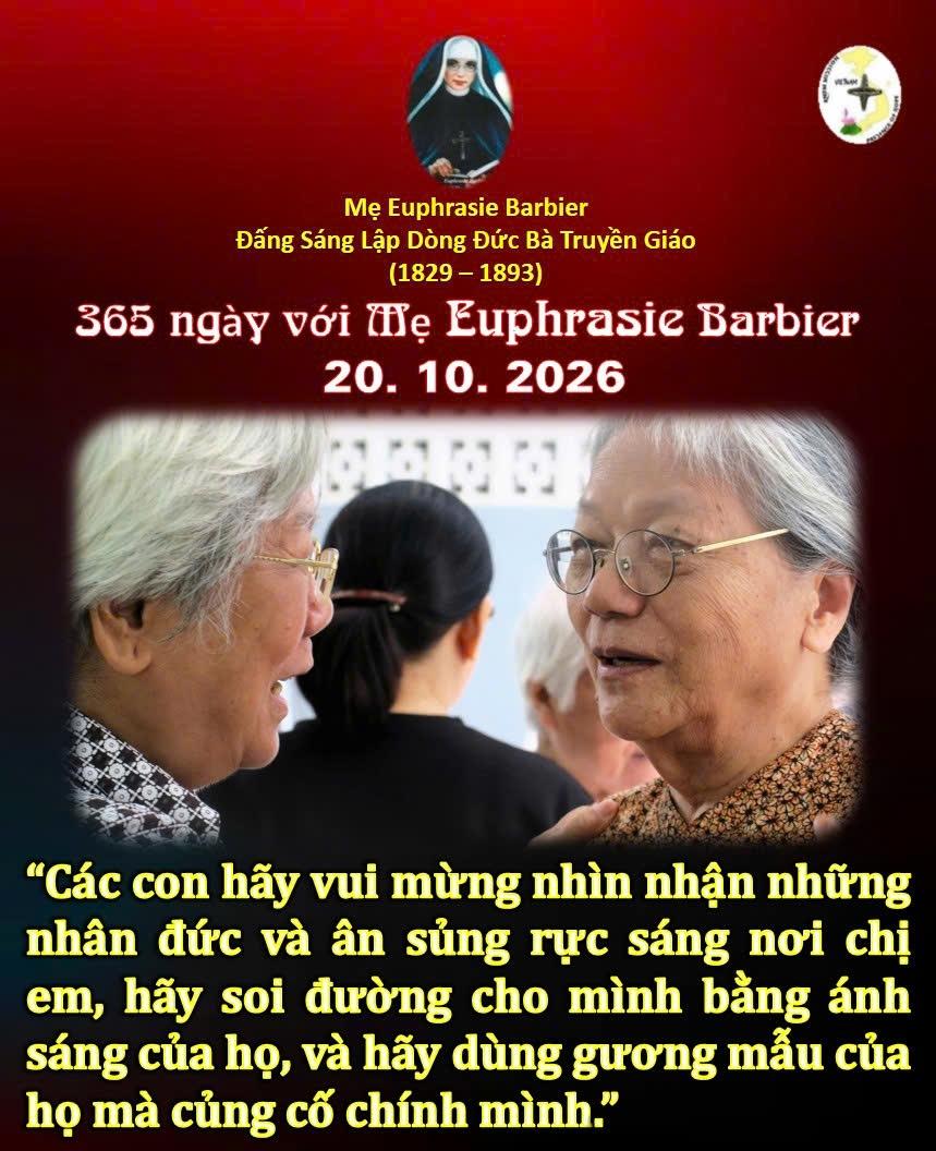 LỜI MẸ LẬP DÒNG ĐỨC BÀ TRUYỀN GIÁO 20-10