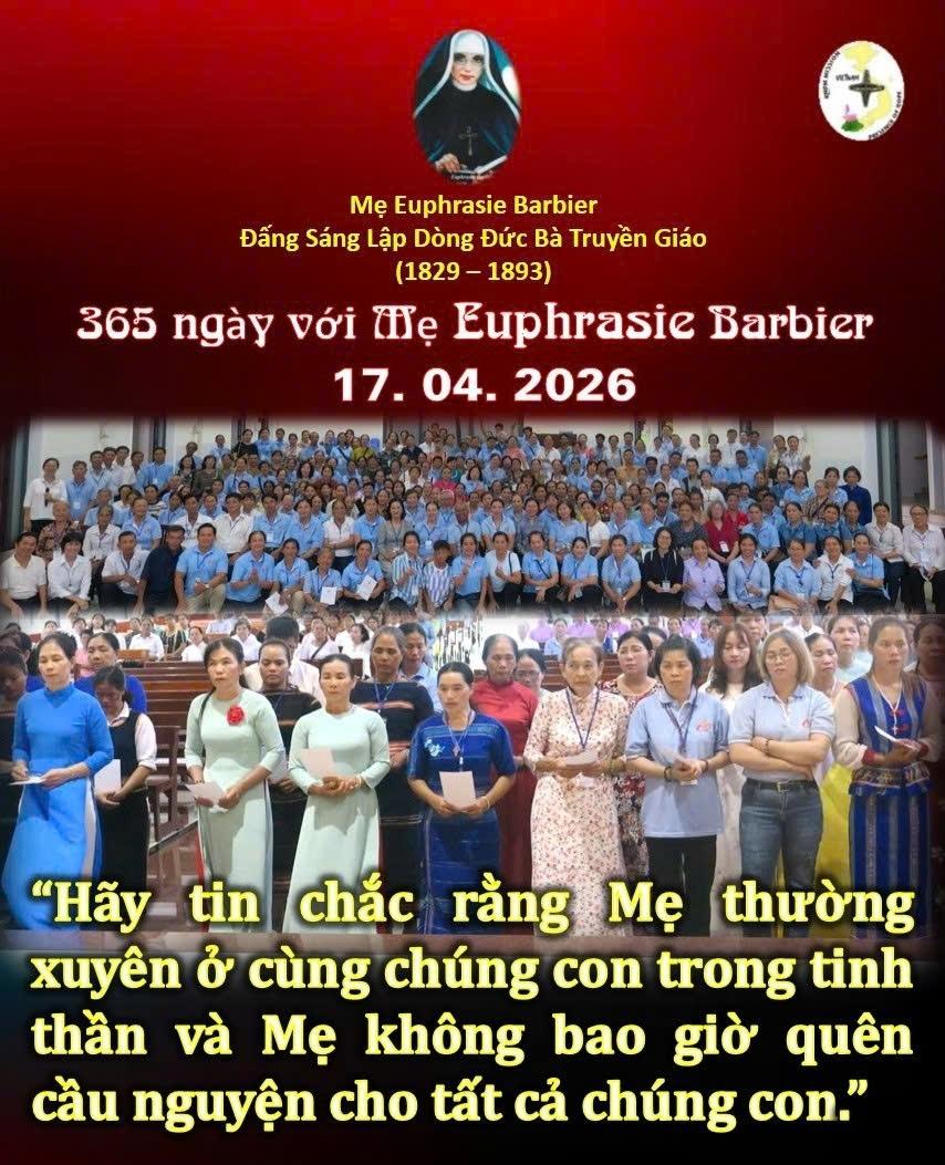 LỜI MẸ LẬP DÒNG ĐỨC BÀ TRUYỀN GIÁO 17-04