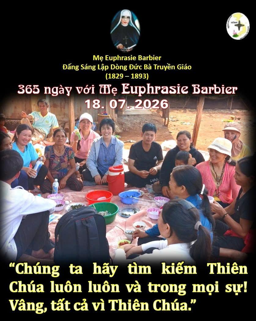 LỜI MẸ LẬP DÒNG ĐỨC BÀ TRUYỀN GIÁO 18-7
