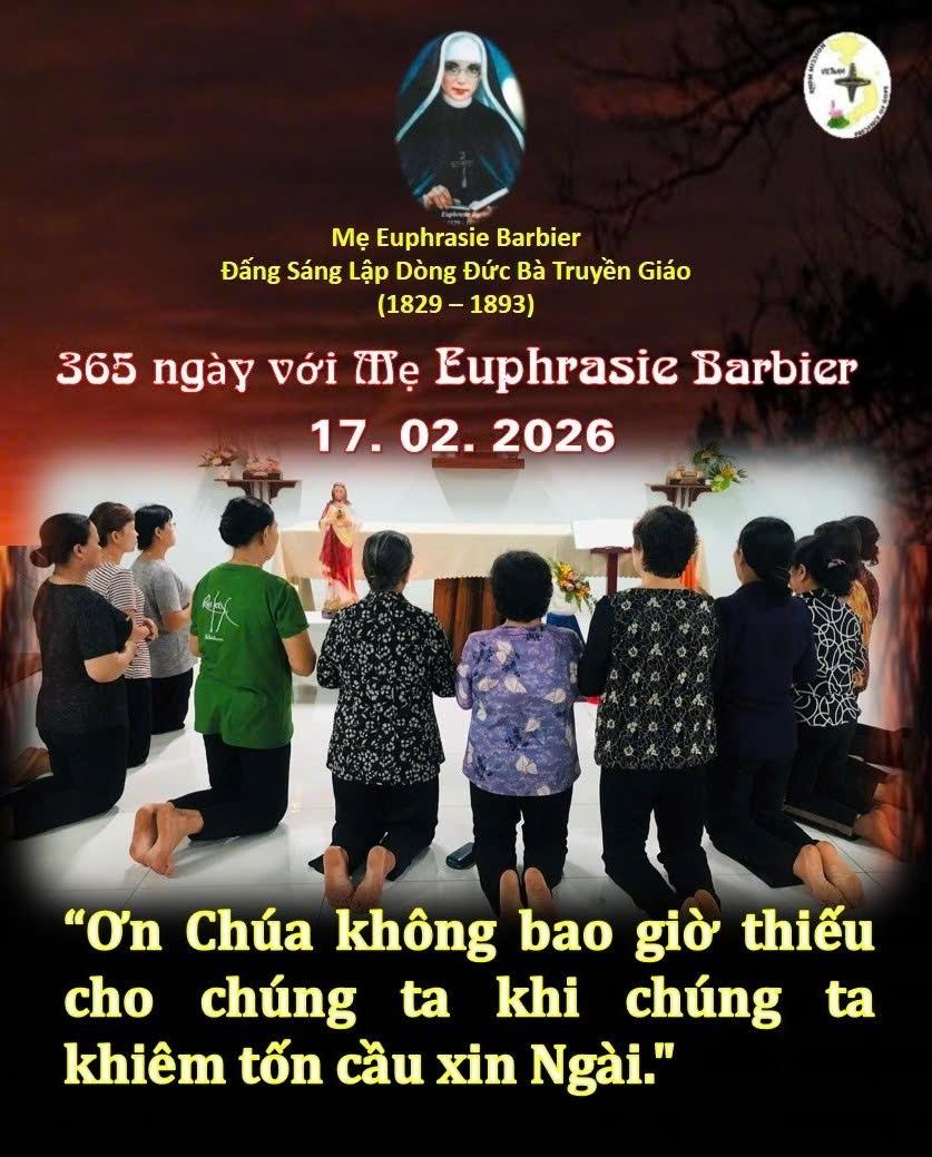 LỜI MẸ LẬP DÒNG ĐỨC BÀ TRUYỀN GIÁO 17 - 02