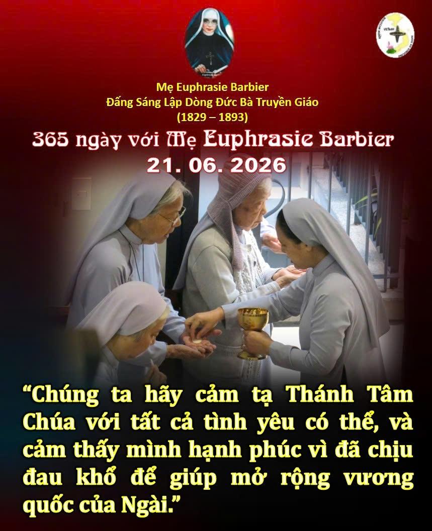LỜI MẸ LẬP DÒNG ĐỨC BÀ TRUYỀN GIÁO 21-06