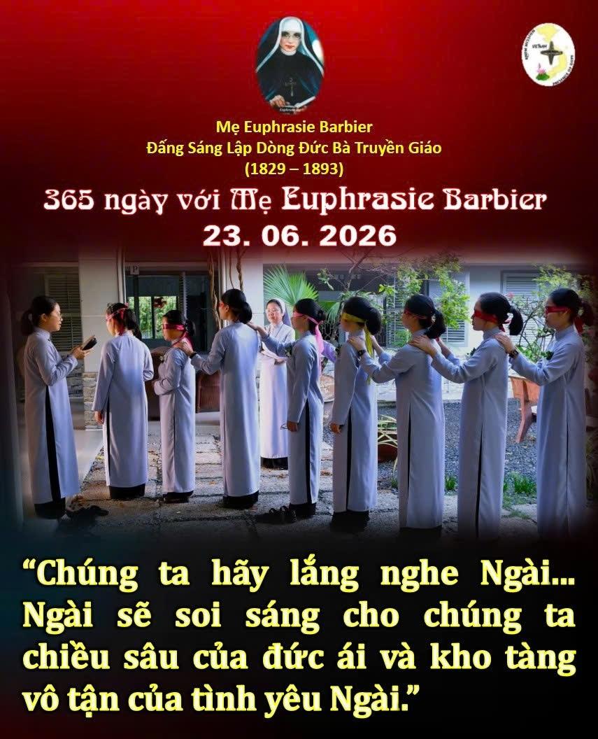LỜI MẸ LẬP DÒNG ĐỨC BÀ TRUYỀN GIÁO 23-06