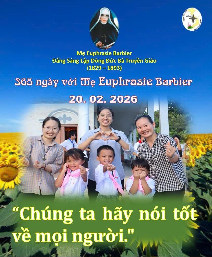 LỜI MẸ LẬP DÒNG ĐỨC BÀ TRUYỀN GIÁO 20 - 02