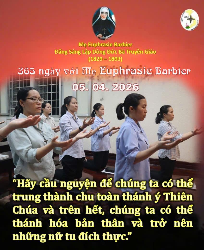 LỜI MẸ LẬP DÒNG ĐỨC BÀ TRUYỀN GIÁO 05-04