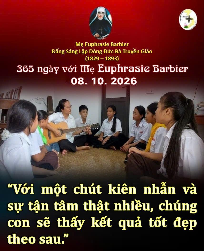LỜI MẸ LẬP DÒNG ĐỨC BÀ TRUYỀN GIÁO 08-10