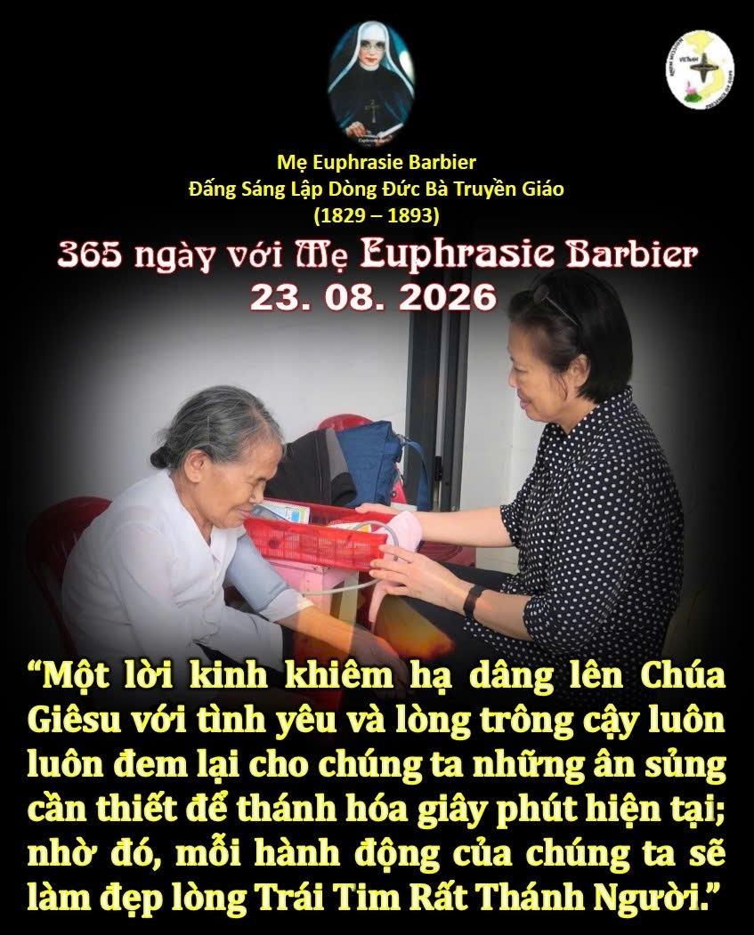 LỜI MẸ LẬP DÒNG ĐỨC BÀ TRUYỀN GIÁO 23-8