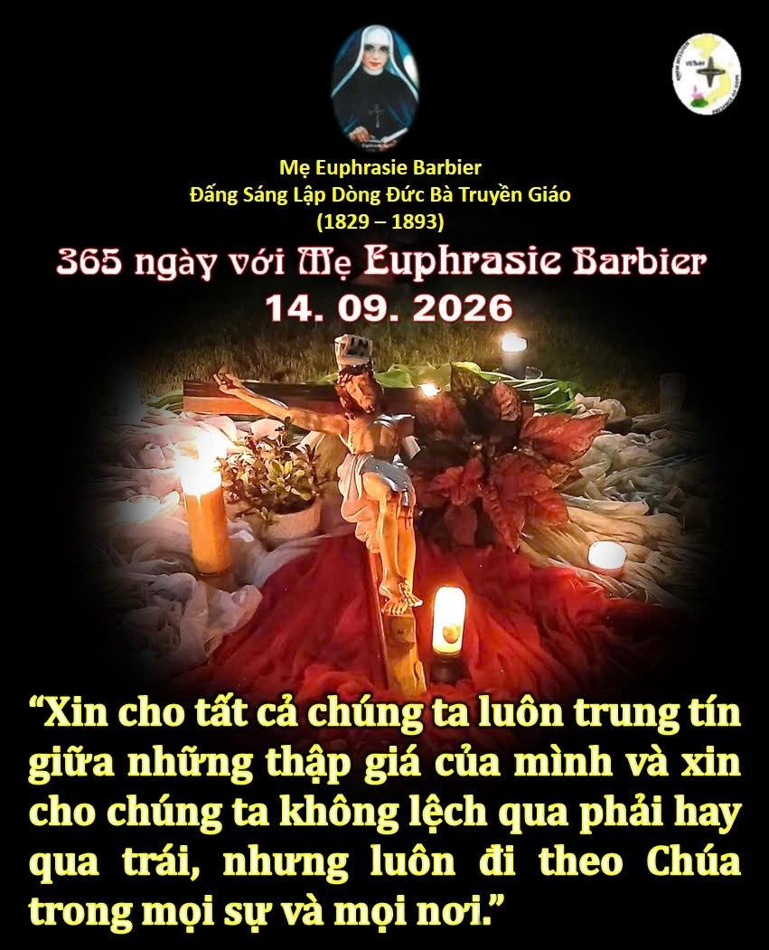 LỜI MẸ LẬP DÒNG ĐỨC BÀ TRUYỀN GIÁO 14-9