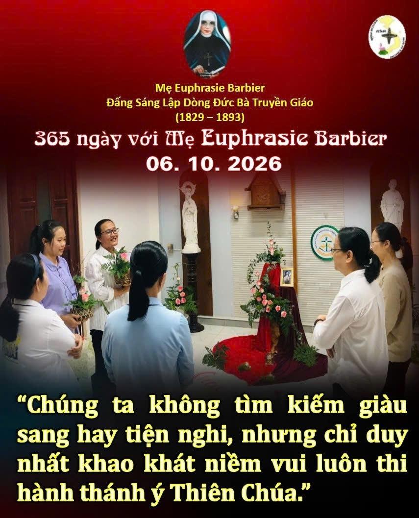 LỜI MẸ LẬP DÒNG ĐỨC BÀ TRUYỀN GIÁO 06-10