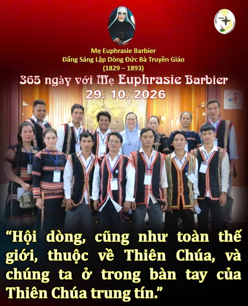 LỜI MẸ LẬP DÒNG ĐỨC BÀ TRUYỀN GIÁO 29-10
