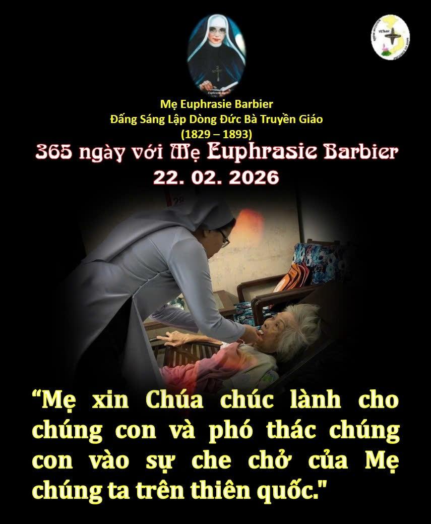 LỜI MẸ LẬP DÒNG ĐỨC BÀ TRUYỀN GIÁO 22- 02