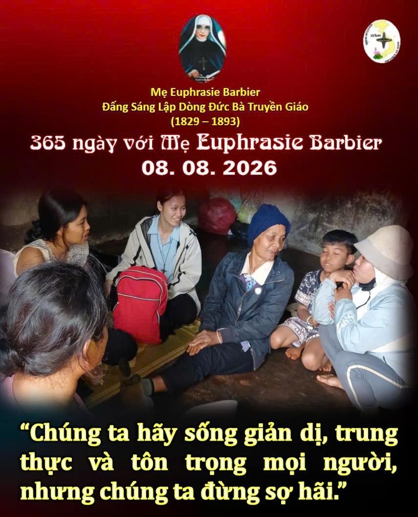 
LỜI MẸ LẬP DÒNG ĐỨC BÀ TRUYỀN GIÁO 08-8