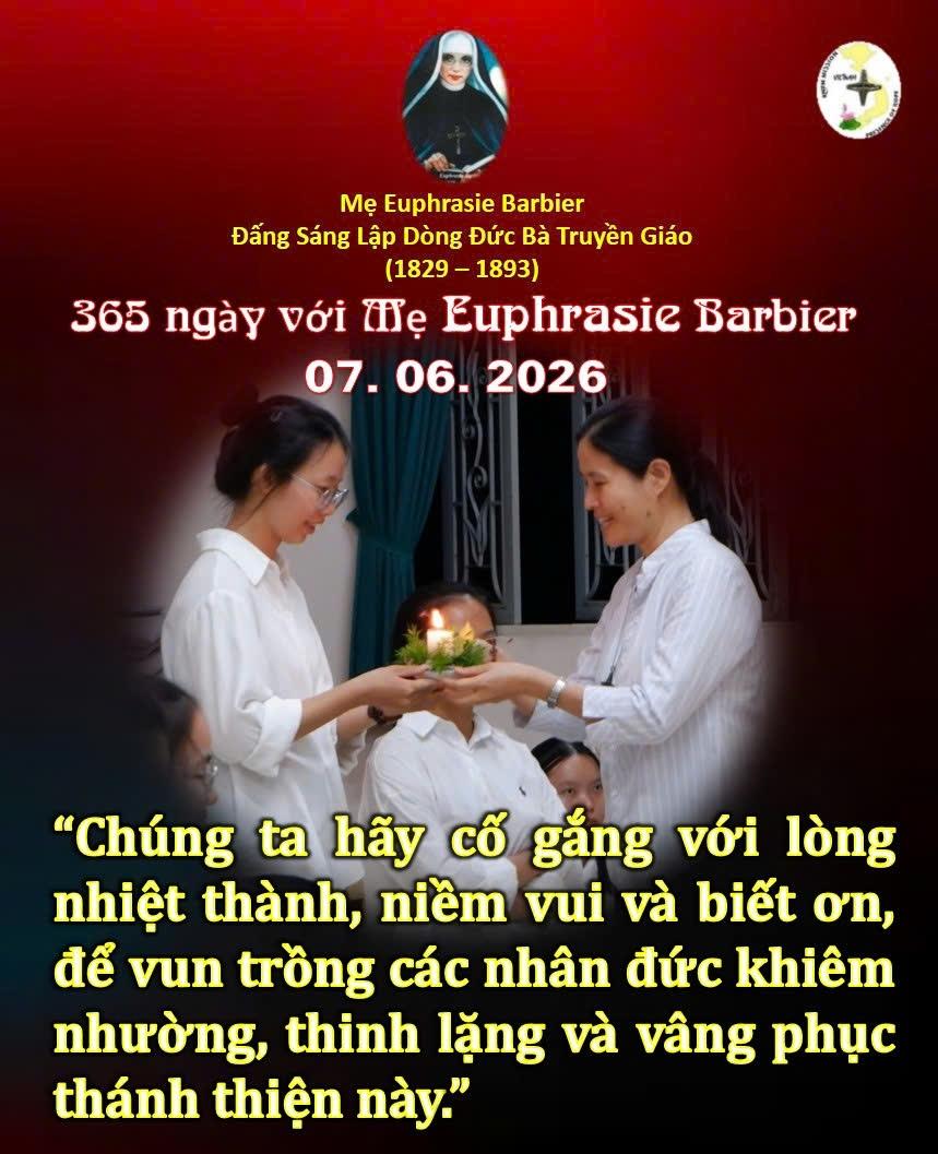 LỜI MẸ LẬP DÒNG ĐỨC BÀ TRUYỀN GIÁO 07-06