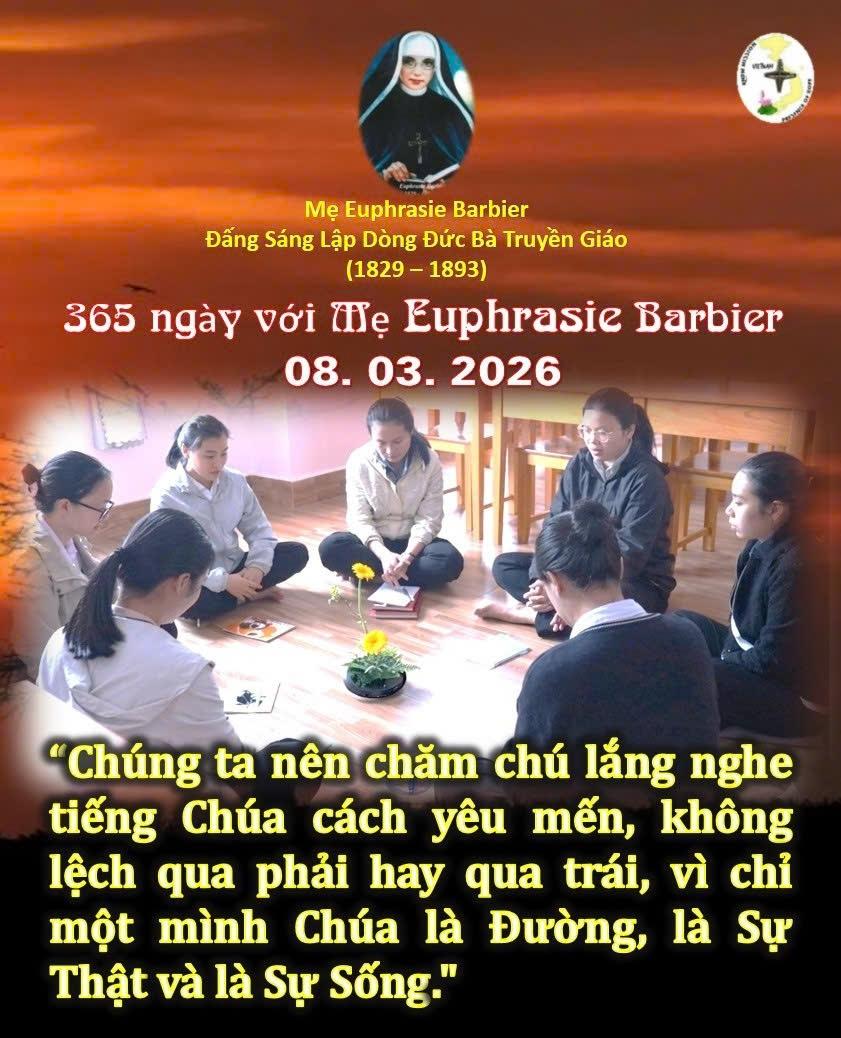 LỜI MẸ LẬP DÒNG ĐỨC BÀ TRUYỀN GIÁO 08-03