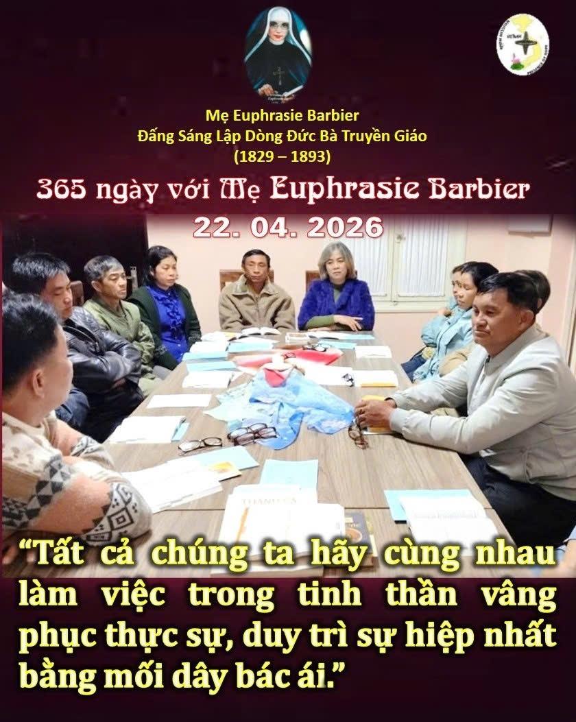 LỜI MẸ LẬP DÒNG ĐỨC BÀ TRUYỀN GIÁO 22-04