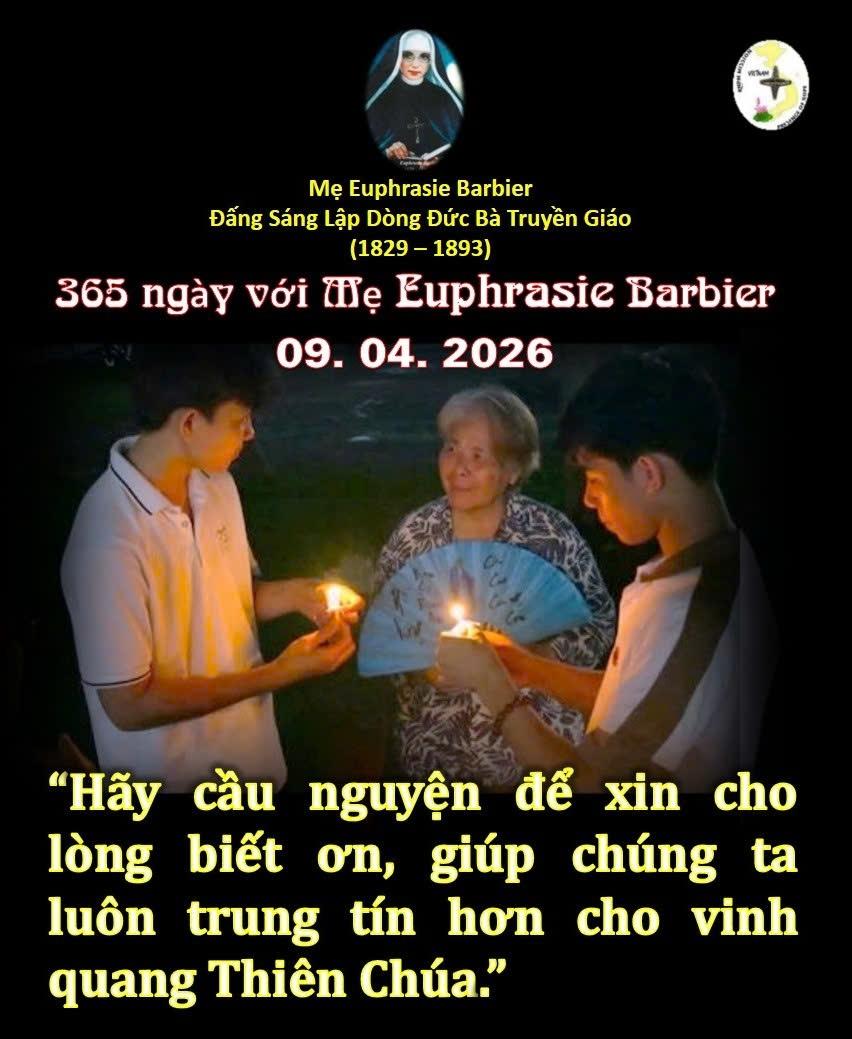 LỜI MẸ LẬP DÒNG ĐỨC BÀ TRUYỀN GIÁO 09-04