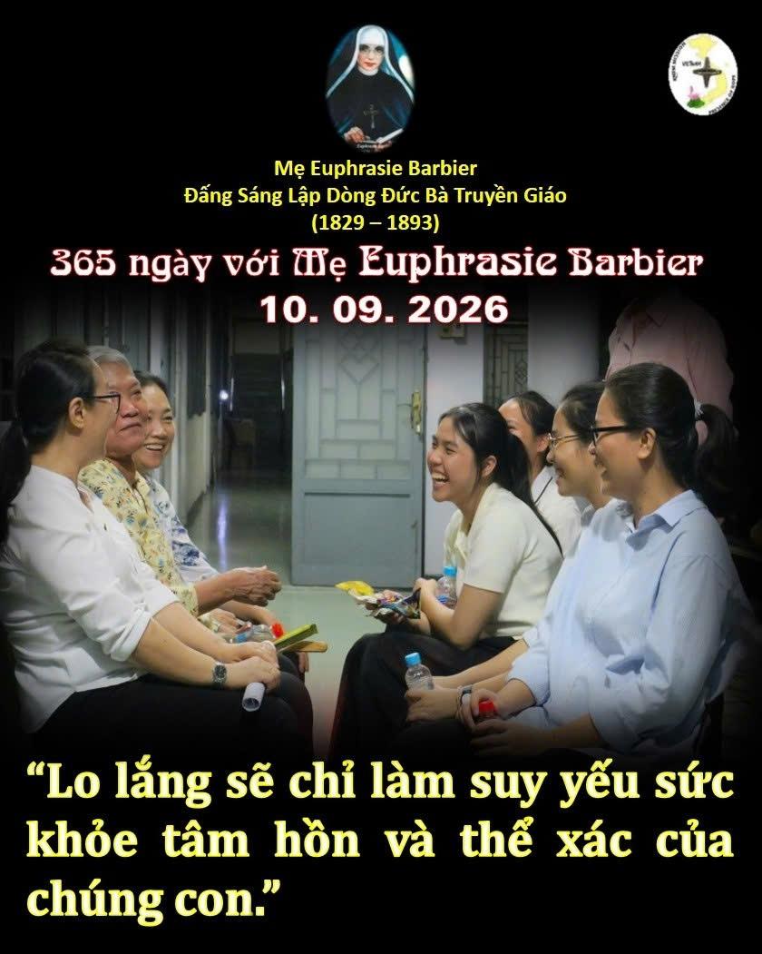 LỜI MẸ LẬP DÒNG ĐỨC BÀ TRUYỀN GIÁO 10-9