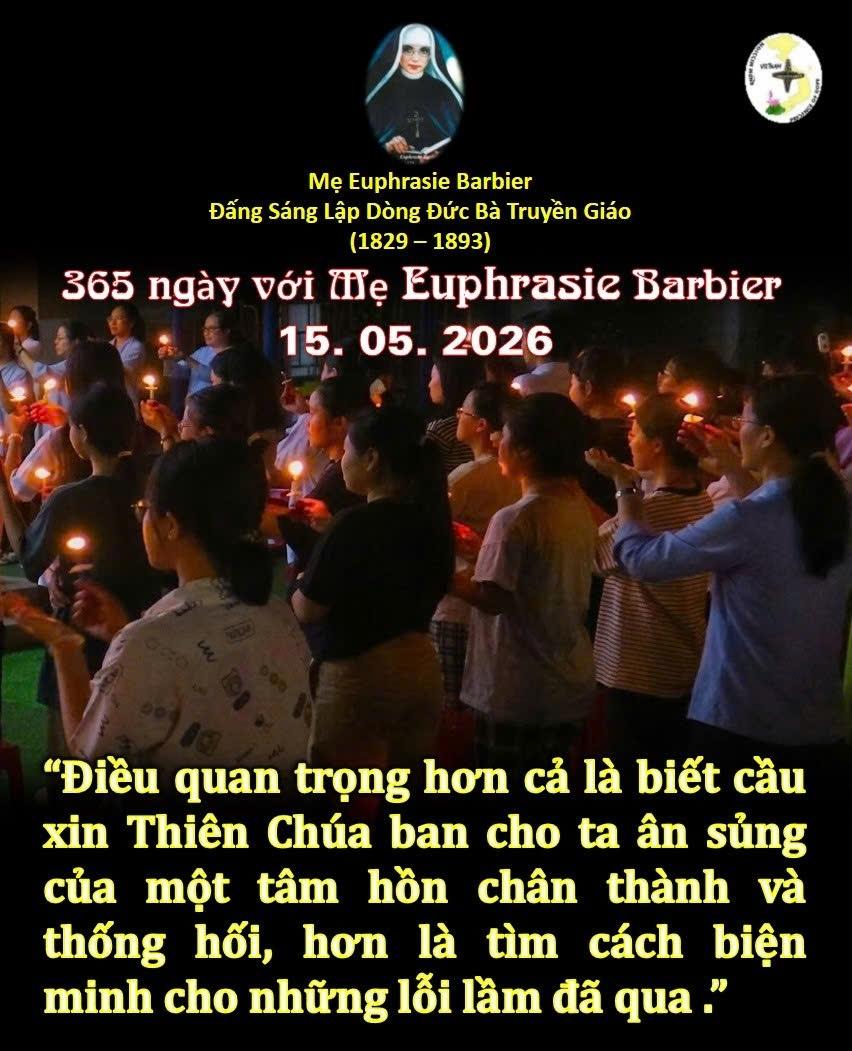 LỜI MẸ LẬP DÒNG ĐỨC BÀ TRUYỀN GIÁO 15-05