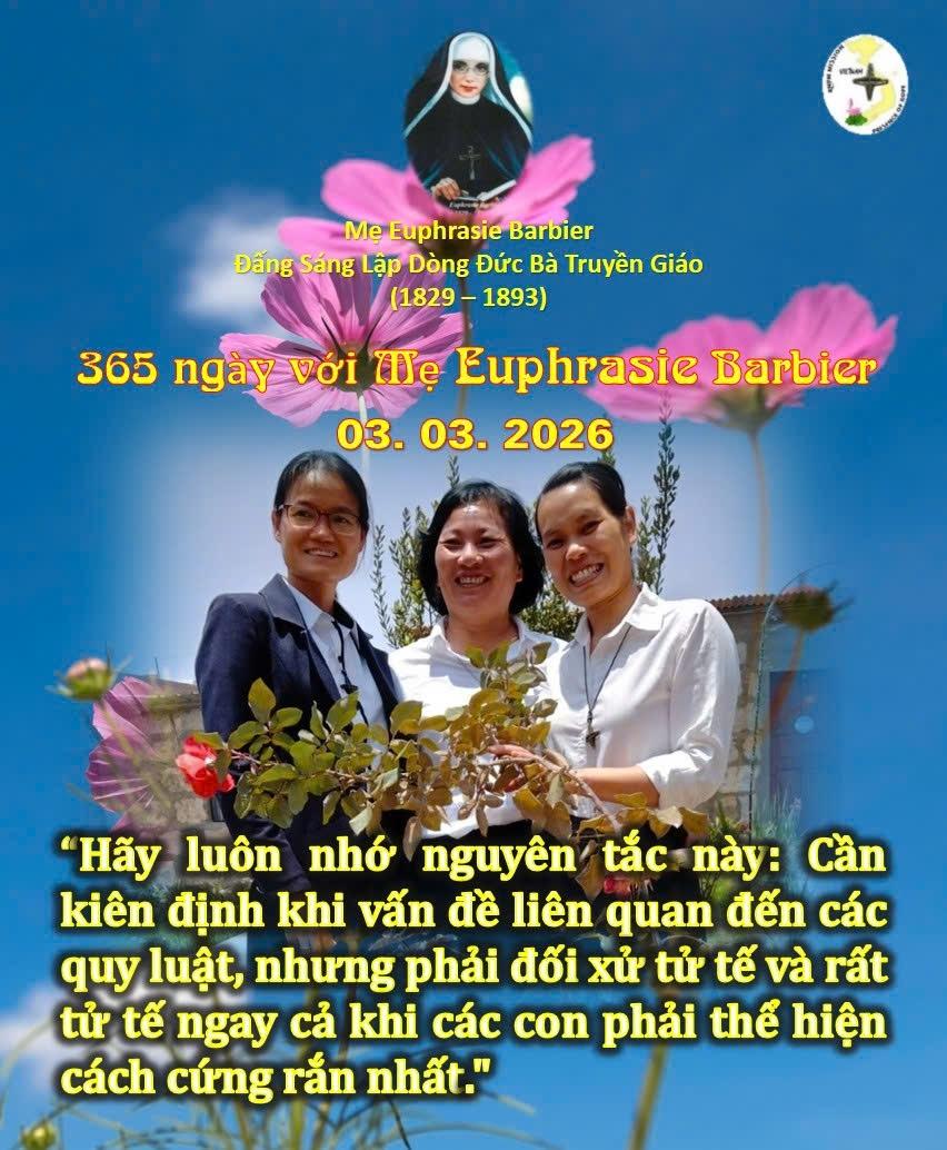 LỜI MẸ LẬP DÒNG ĐỨC BÀ TRUYỀN GIÁO 03-03