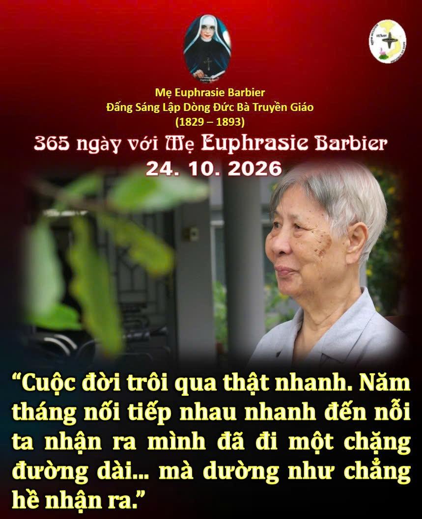 LỜI MẸ LẬP DÒNG ĐỨC BÀ TRUYỀN GIÁO 24-10