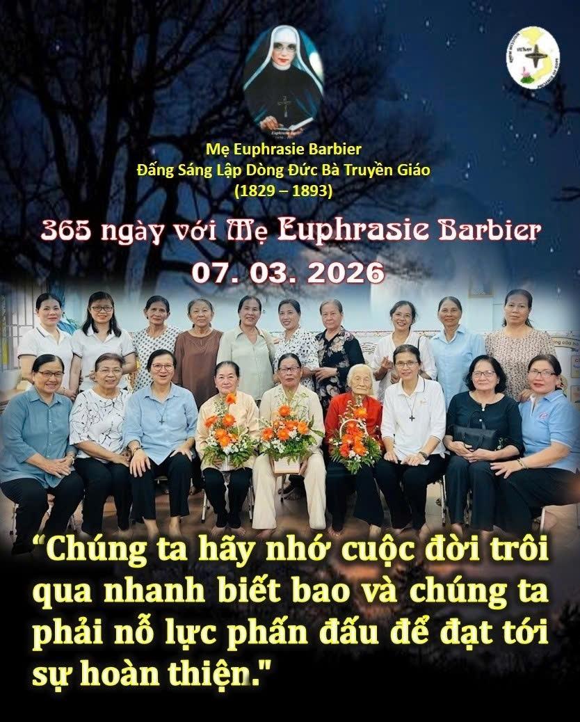 LỜI MẸ LẬP DÒNG ĐỨC BÀ TRUYỀN GIÁO 07-03