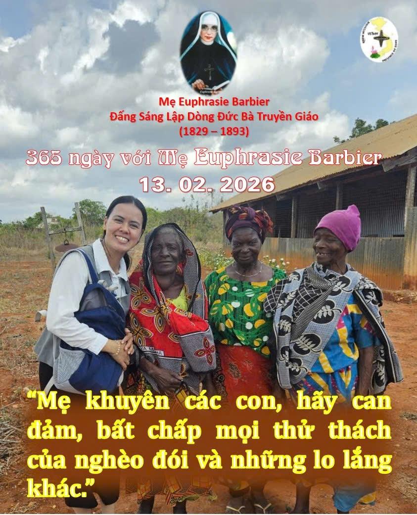 LỜI MẸ LẬP DÒNG ĐỨC BÀ TRUYỀN GIÁO 13 - 02