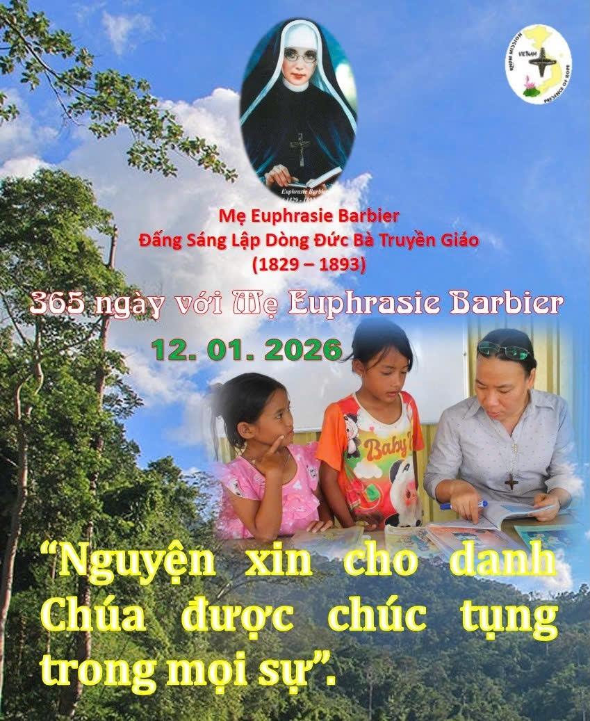 LỜI MẸ LẬP DÒNG ĐỨC BÀ TRUYỀN GIÁO 12-01