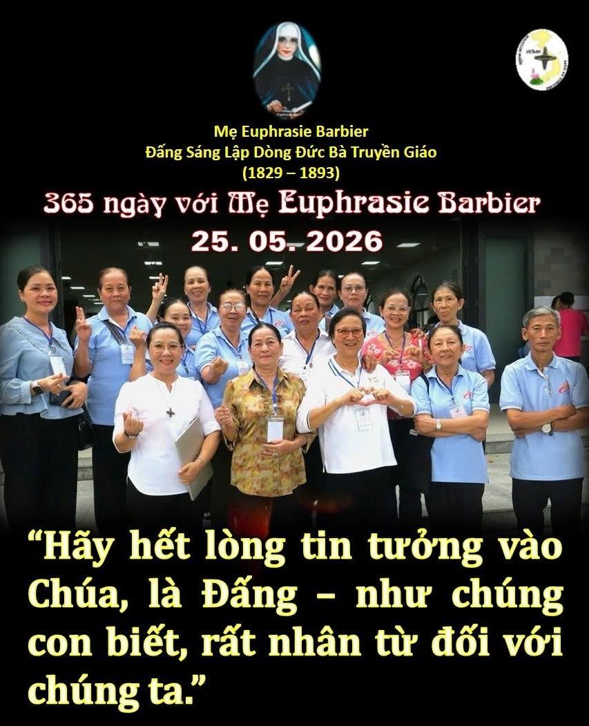 LỜI MẸ LẬP DÒNG ĐỨC BÀ TRUYỀN GIÁO 25-05