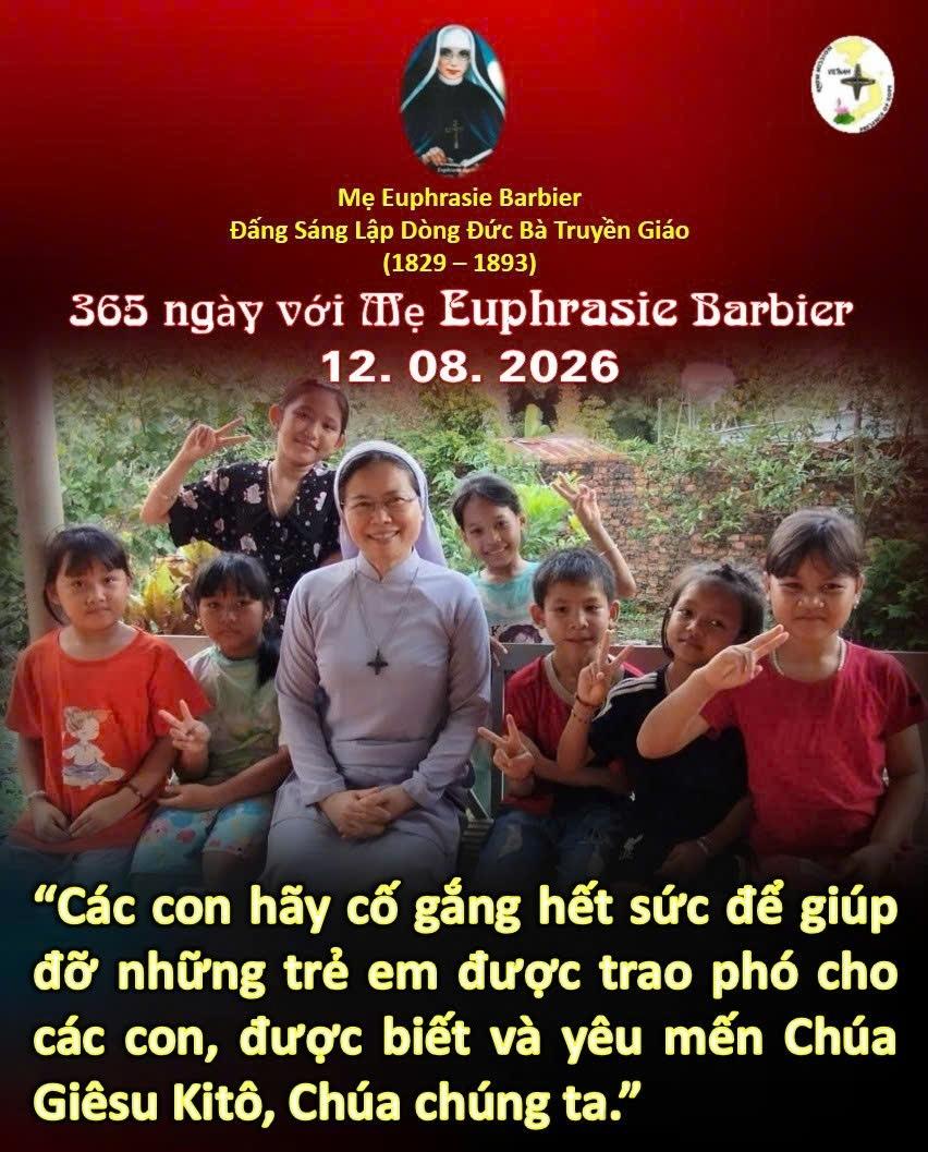 LỜI MẸ LẬP DÒNG ĐỨC BÀ TRUYỀN GIÁO 12-8