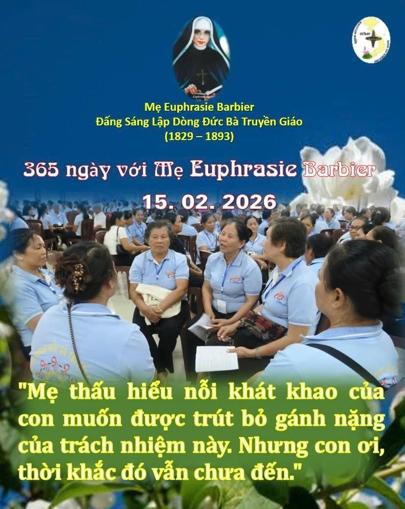 LỜI MẸ LẬP DÒNG ĐỨC BÀ TRUYỀN GIÁO 15 - 02