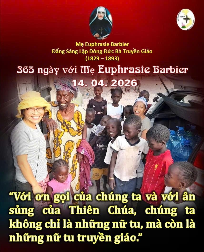 LỜI MẸ LẬP DÒNG ĐỨC BÀ TRUYỀN GIÁO 14-04