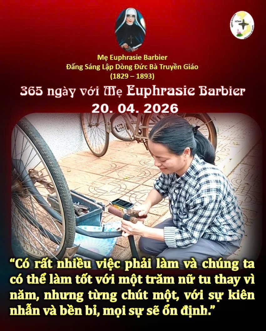 LỜI MẸ LẬP DÒNG ĐỨC BÀ TRUYỀN GIÁO 20-04