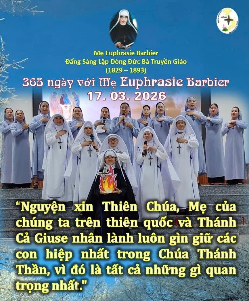 LỜI MẸ LẬP DÒNG ĐỨC BÀ TRUYỀN GIÁO 17-03