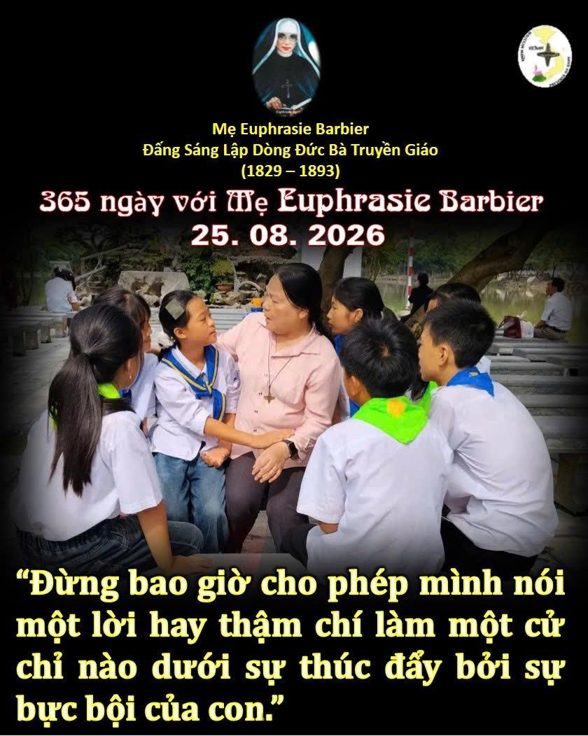 LỜI MẸ LẬP DÒNG ĐỨC BÀ TRUYỀN GIÁO 25-8