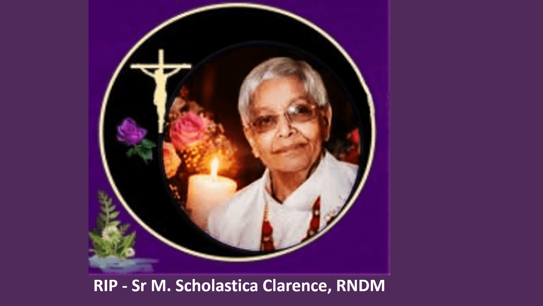 AI TÍN Sr MARY SCHOLASTICA CLARENCE, RNDM
